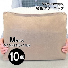 宅配 クリーニング 10点パック M